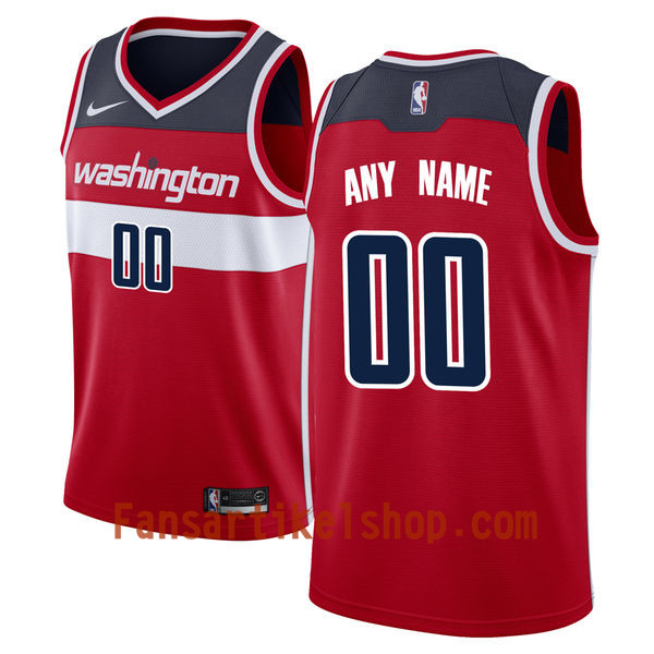 NBA Washington Wizards Trikot Benutzerdefinierte Nike 2017-18 Rot Swingman - Herren NBA Washington Wizards Trikot Benutzerdefinierte Nike 2017-18 Rot Swingman - Herren